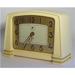 1950s Hard Plastic French Alarm Clock from Jaz-#2187808