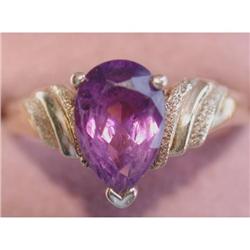 14K Ring, lovely Amethyst #2187821