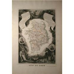 Levasseur Du Cher Map France Central France #2187834