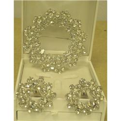 HUGE Glitzy Rhinestone Demi Parure! #2187865