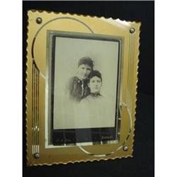 ORIGINAL REVERSE PAINTED ART DECO  FRAME #9 #2187920