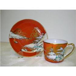 SATSUMA STYLE DEMITASSE CUP&SAUCER #2187927