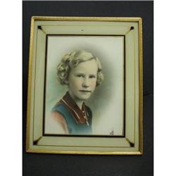 ORIGINAL REVERSE PAINTED ART DECO  FRAME #10 #2187931