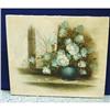 Image 1 : LOVELY OIL ON CANVAS PICTURE - BLUE ROSES #2187937
