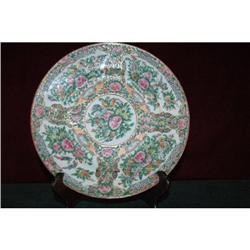 CHINESE EXPORT ROSE MANDARIN SOUP PLATE #2188051