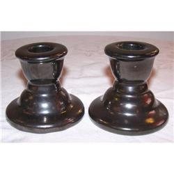 Pair of candlesticks attributed to Fulper #2188061