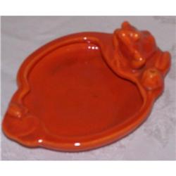 Weller Pottery  Frog & Lily Pin Tray #2188064