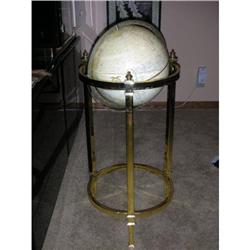 Globe on Brass Stand Gerorge Cram Co. #2188124