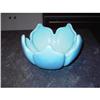 Image 1 : Van Briggle Turquoise Lotus Leaf Bowl #2188136