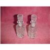 Image 1 : Pair of Cut Glass Perfume Bottles #2188213