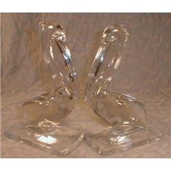 PELICANS New MARTINSVILLE Crystal PAIR (2) #2188244