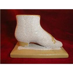 MATCH Holder DRAB Ware SHOE Salt GLAZE #2188249