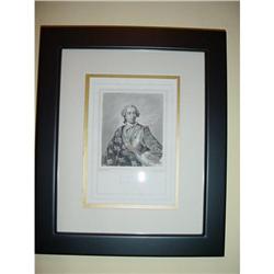 French engraving King Louis XV, Circa 1820 #2188498