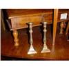 Image 1 : Pair of  French brass candlesticks, Mid 1800's #2188499