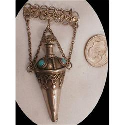 Early Victorian Chatelaine sterling perfume #2188567