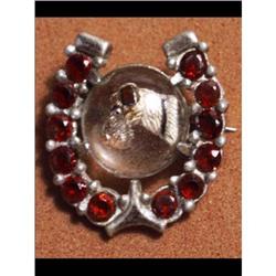 Bohemian Garnet Westminster terrier Brooch #2188592