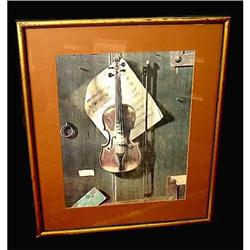 Violin Sheet Music Still Life Print mann Peto #2188872