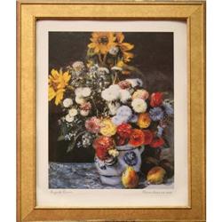 Fleurs Dans Un Vase by Renoir - Print of vase #2204152
