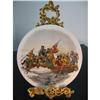 Image 1 : Emanuel Leutze Hand paint plaque! #2204178