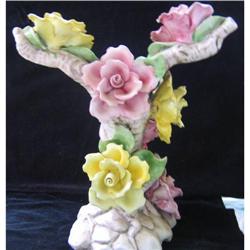 Large Capodimonte Tree with Roses Centerpiece #2204229