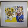 Image 1 : Grooms Red Van Gogh with Sunflowers, 1988 #2204313