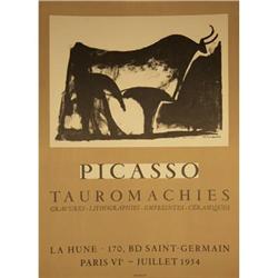 Picasso Pablo "Tauromachies" 1954 Lithograph #2204411