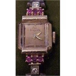 14K Rose Gold Paul Breguette diamond/ ruby #2204544