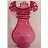 Image 1 : Fenton ruby overlay vase #2204546