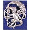Image 1 : Cini sterling Virgo Zodiac Pin (August #2204594