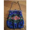 Image 1 : Large Beaded Purse on Silver Frame. #2204677