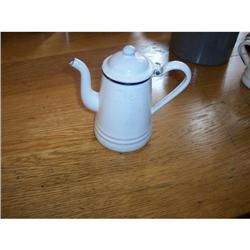 Dark Blue and White Child Size? Coffee Pot #2204819