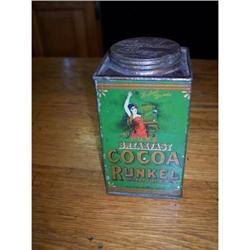 RUNKEL BROTHERS COCOA Tin-1906 #2204871