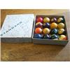 Image 1 : Standard Billiard Balls from Belgium in Box #2205034
