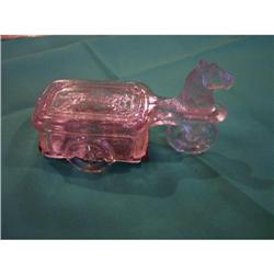 Vintage Glass Candy Container-KIDDIE CAR #2205047