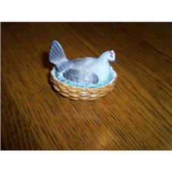 Hen on Nest Covered Dish/1870s #2205052