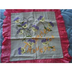 Antique Pansies Pillow Cover #2205064