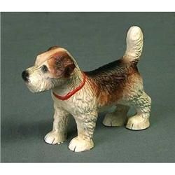 CAST IRON STANDING PUPPY DOG STATUE * GARDEN #2205068