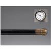 Image 1 : CLOCK WOOD WALKING STICK * BRASS #2205079