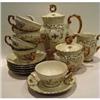 Image 1 : Bavarian Gold and White Tea Set Service #2205176