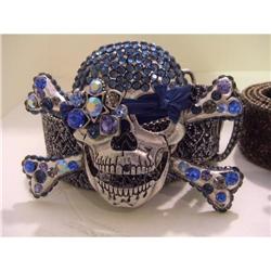 Swarovski Crystal Light Baby Blue Pirate Belt #2205239