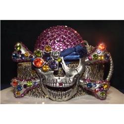 Swarovski Crystal Hot Pink Multi Blue Pirate #2205240