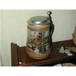 Vintage German Stein with Polychrome #2205246