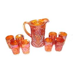 Imperial Marigold Pitcher & Tumblers  #2205380