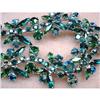 Image 1 : IRIDESCENT GREEN - SHERMAN RHINESTONE BRACELET #2218740