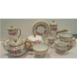 RARE Complete Limoges Floral Breakfast Set #2219048