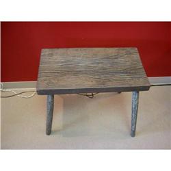 Primitive stool/bench in solid poplar #2219125