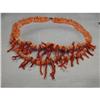 Image 1 : Magnificent 14K YG Yellow Gold Coral Necklace #2219157
