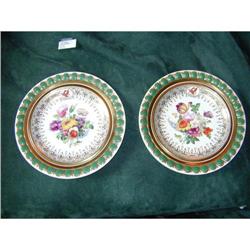 Pair of Regency Davenport Armorial Plates #2219399