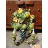 Image 1 : French Tole, 2 Arm Grape Cluster Sconce #2219599