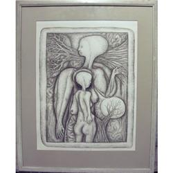 Miro Malish - Pen and ink Drawing - 1972  #2233362